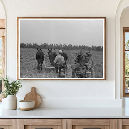 Hay - Cutting Process at Lake Dick Project Arkansas 1938 - Available at KNOWOL