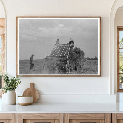 Hay Loading Machine in Operation Arkansas September 1938 - Available at KNOWOL