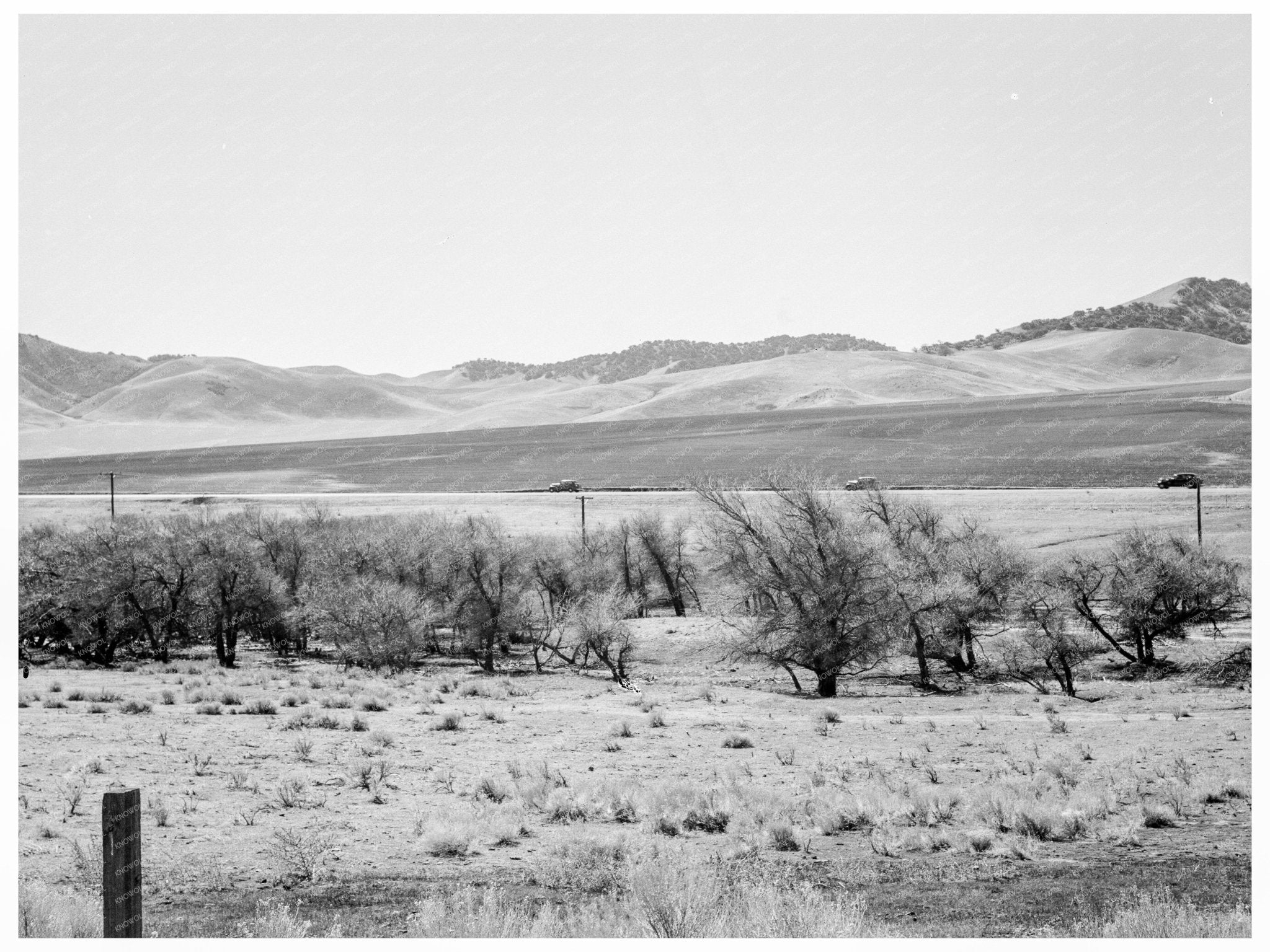 Heavy Truck Route U.S. 99 Tehachapi Mountains 1939 - Available at KNOWOL