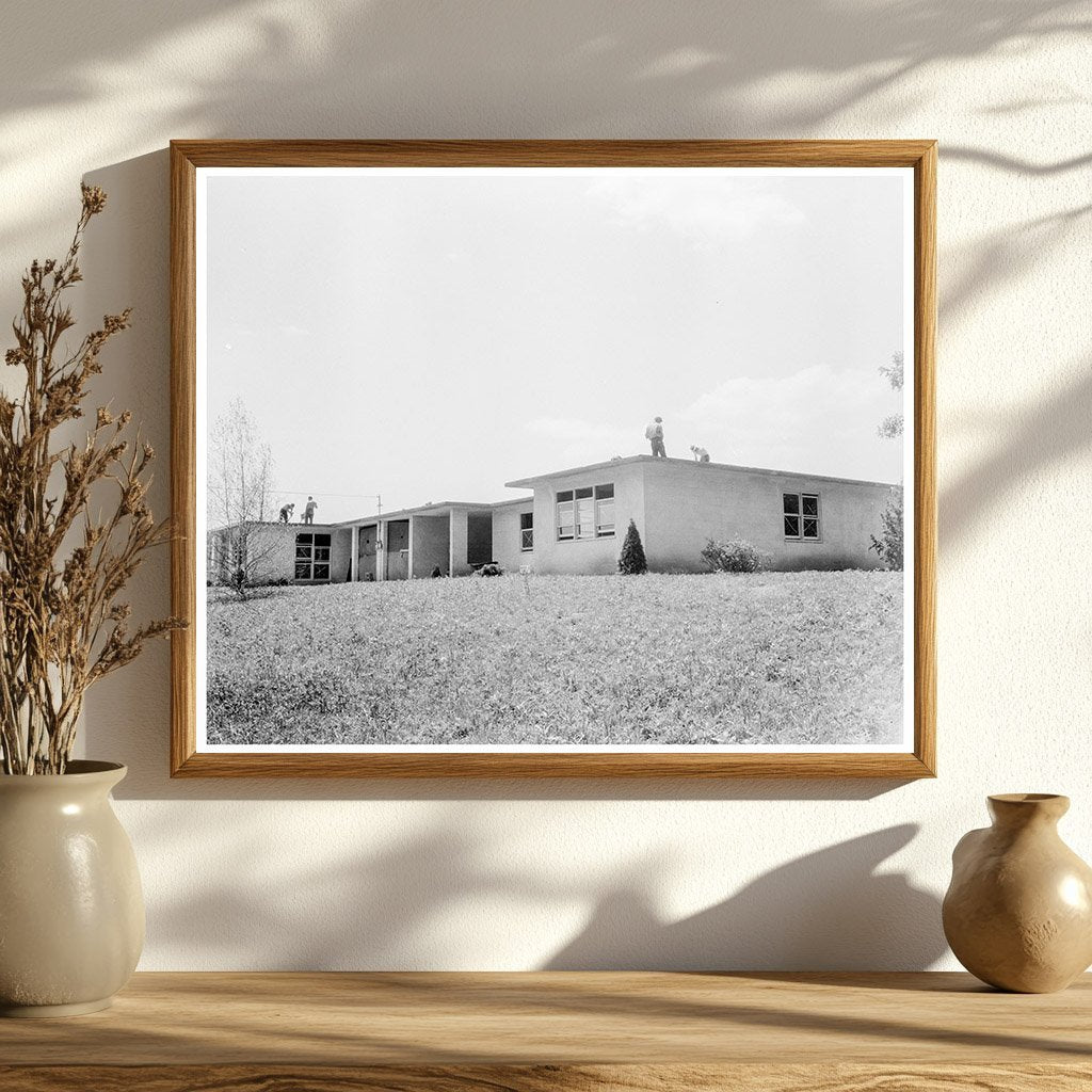 Hightstown NJ Duplex Housing June 1936 Photo - Available at KNOWOL