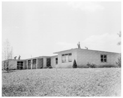 Hightstown NJ Duplex Housing June 1936 Photo - Available at KNOWOL