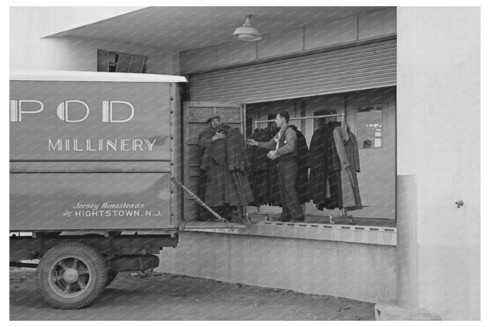 Hightstown NJ Factory Delivery Truck November 1936 - Available at KNOWOL