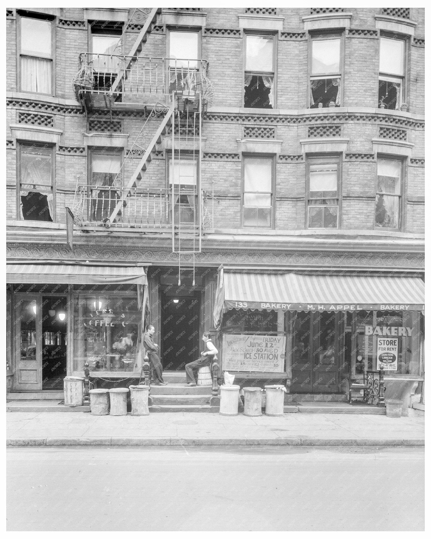 Hightstown Project Background Photo of Solomon Family Home NYC June 1936 - Available at KNOWOL