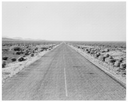 Highway No 70 New Mexico Desert 1938 Migration Photo - Available at KNOWOL