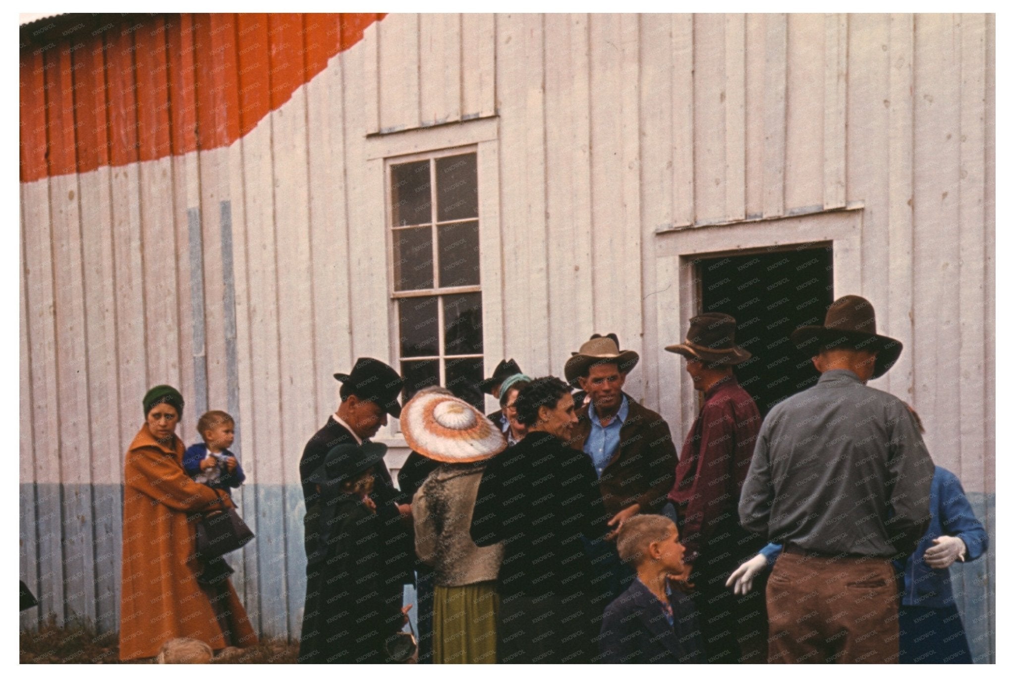 Homesteaders at Bean House Pie Town Fair 1940 - Available at KNOWOL