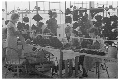 Homesteaders Daughters in Cooperative Factory 1936 - Available at KNOWOL