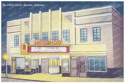 Hoo Hoo Club Gurdon Arkansas Vintage Postcard 1930 - 1945 - Available at KNOWOL