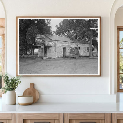 Horse and Buggy at General Store Lafayette Louisiana 1938 - Available at KNOWOL