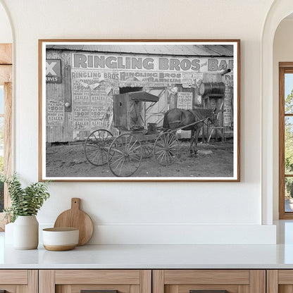 Horse and Buggy in Front of Store Lafayette Louisiana 1938 - Available at KNOWOL