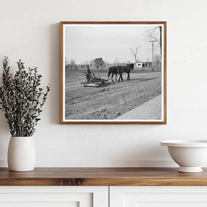 Horse - Drawn Mud Sled in Shawneetown Flood April 1937 - Available at KNOWOL