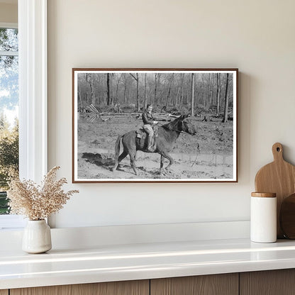 Horseback Ride to Chicot Farms Project Arkansas 1939 - Available at KNOWOL