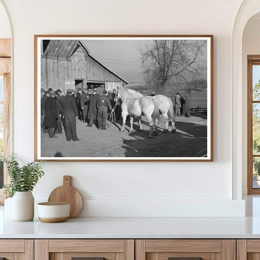 Horses for Sale at Aledo Auction Illinois November 1936 - Available at KNOWOL