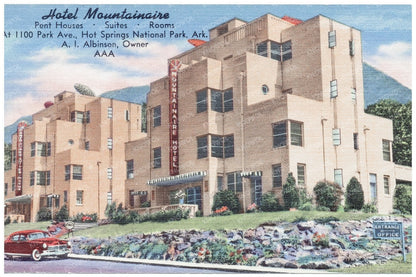 Hotel Mountainaire Vintage Postcard Flagstaff Arizona 1930 - 1945 - Available at KNOWOL