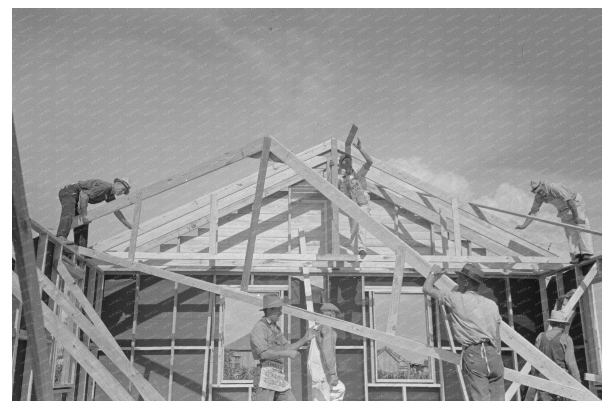 House Construction in Southeast Missouri May 1938 - Available at KNOWOL