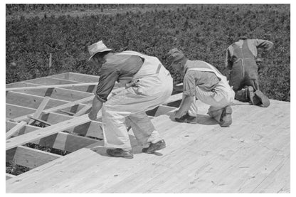 House Construction Subfloor Laying Southeast Missouri 1938 - Available at KNOWOL