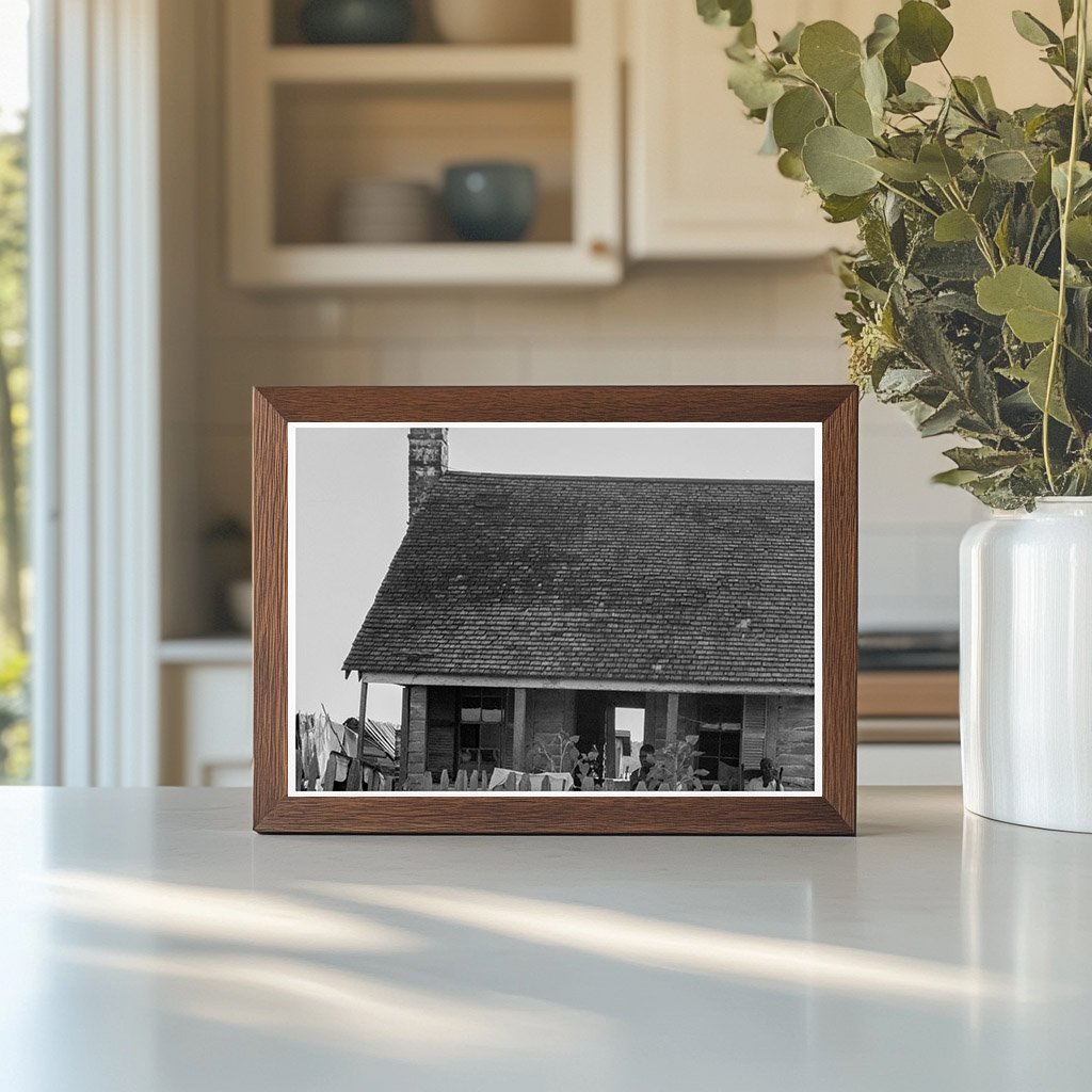 House on Louisiana Cotton Plantation July 1937 - Available at KNOWOL