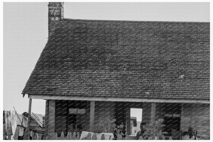 House on Louisiana Cotton Plantation July 1937 - Available at KNOWOL