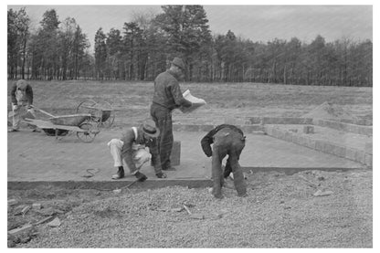 Houses Under Construction at Jersey Homesteads 1936 - Available at KNOWOL