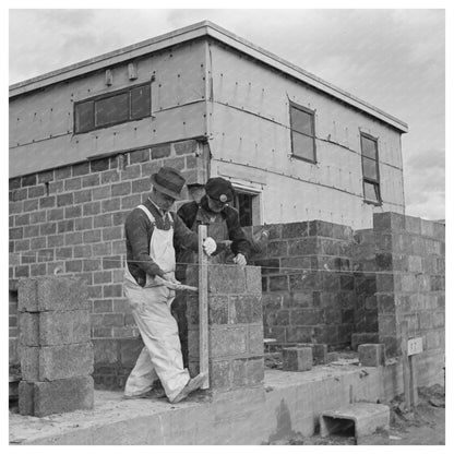 Houses Under Construction Greenhills Ohio 1937 - Available at KNOWOL