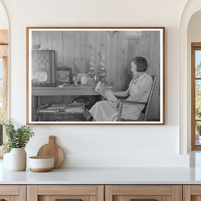 Housewife Reading in Living Room Arkansas 1939 - Available at KNOWOL