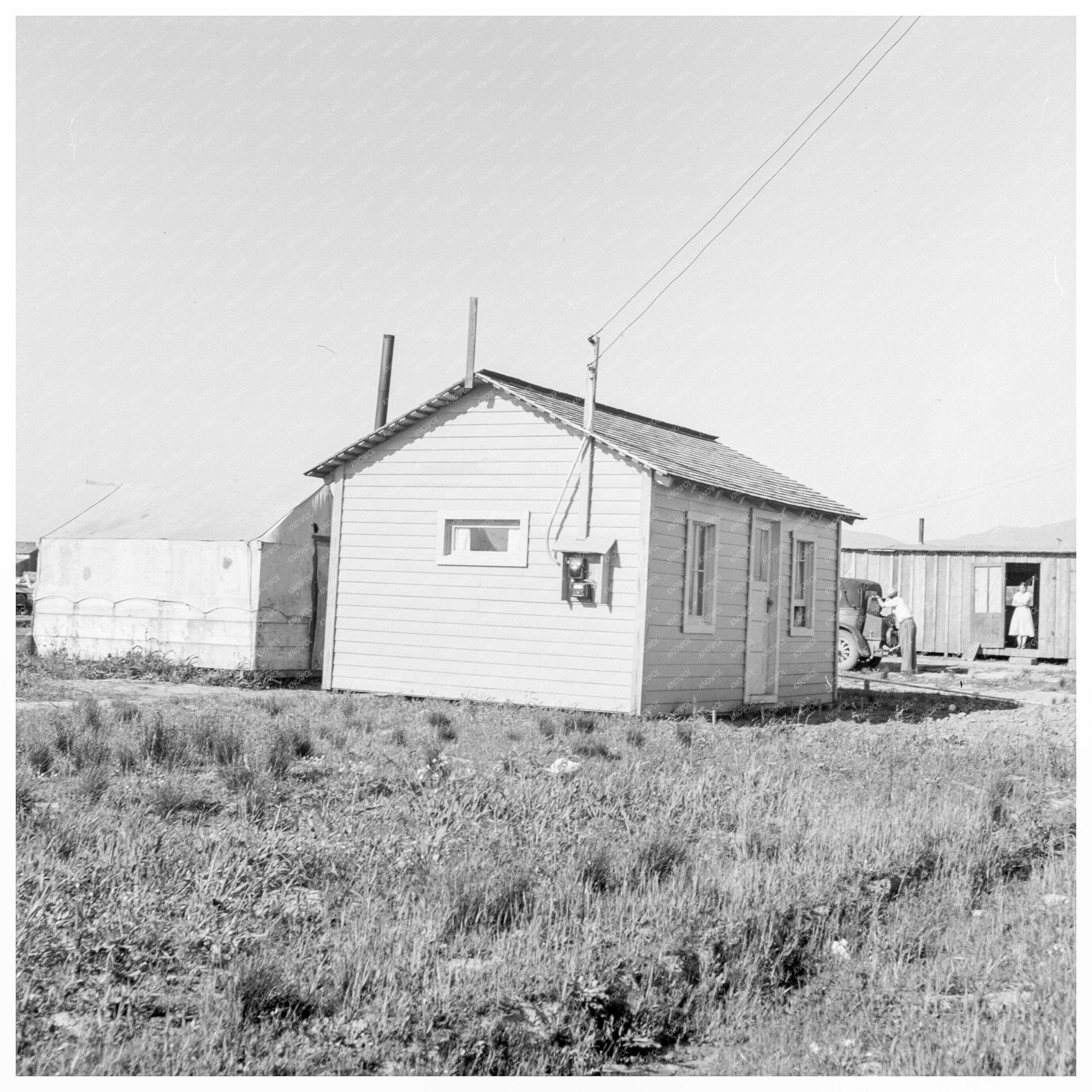 Housing for Lettuce Workers Salinas California 1939 - Available at KNOWOL