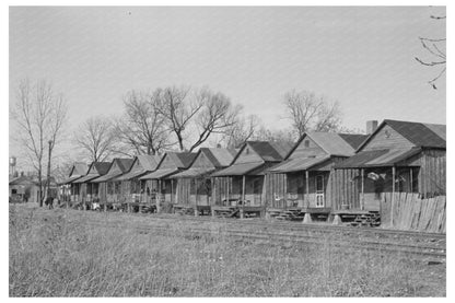 Housing in Greenville Mississippi 1939 Railroad Community - Available at KNOWOL