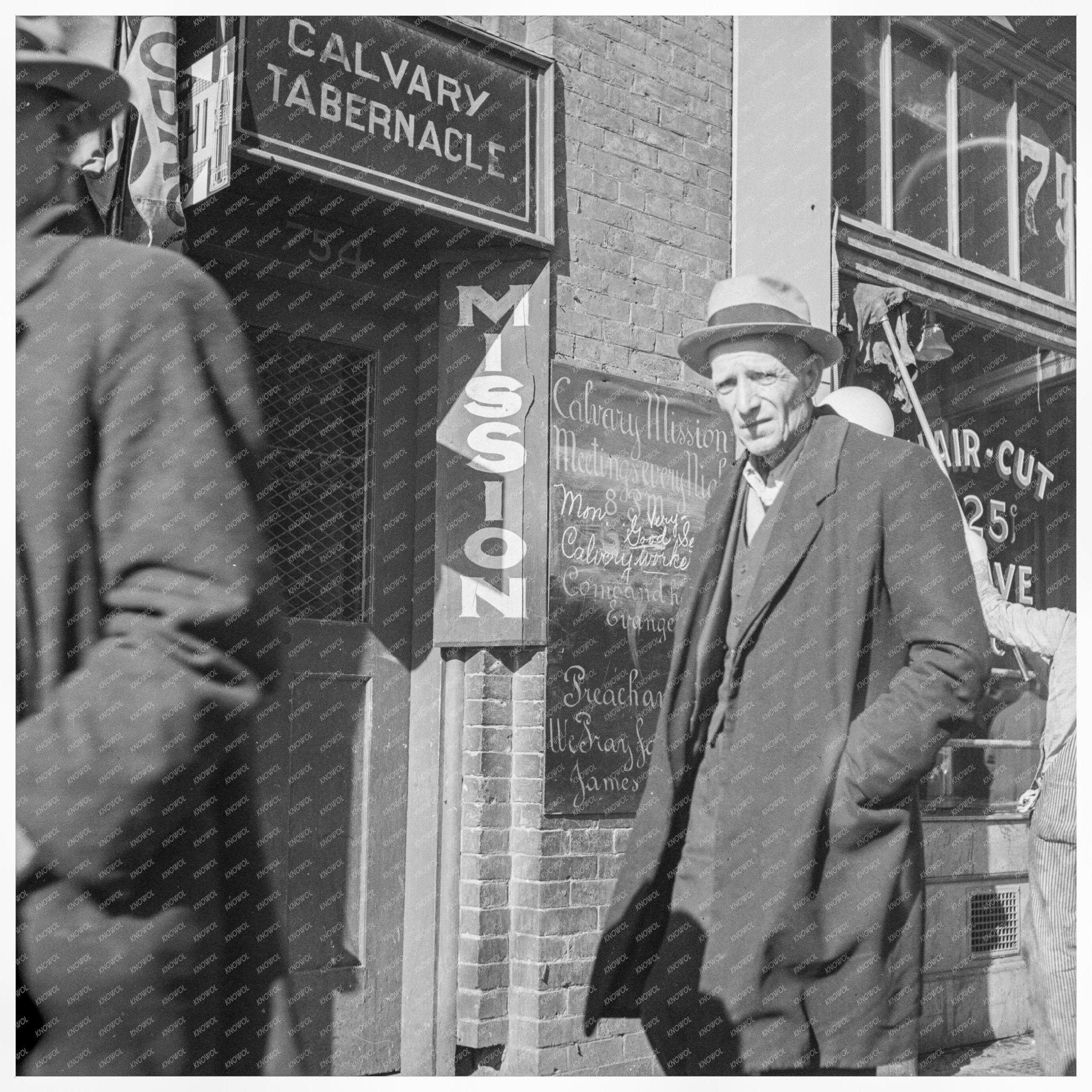 Howard Street Skid Row San Francisco February 1937 - Available at KNOWOL