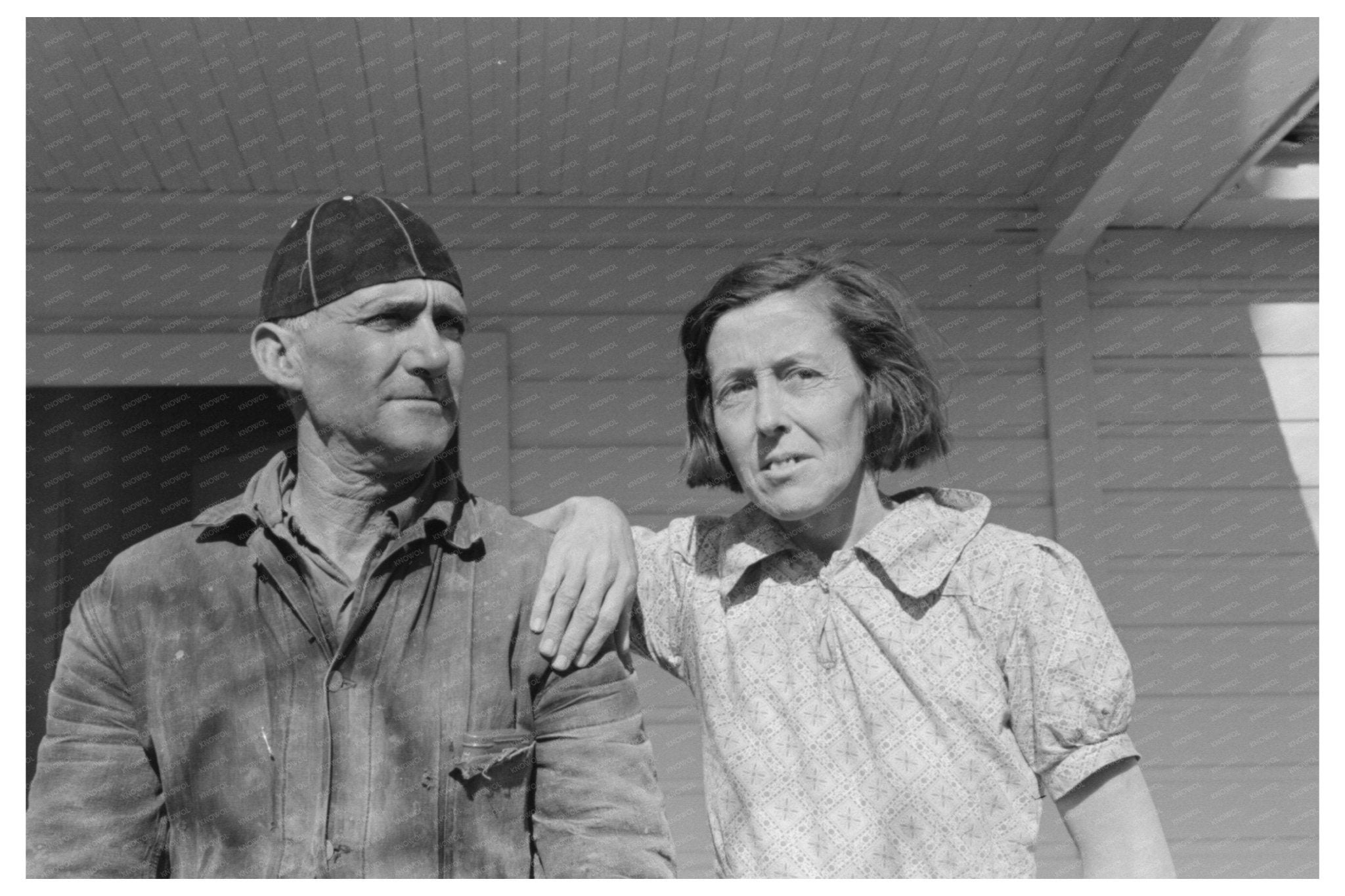 Husband and Wife Farming at Chicot Farms Arkansas 1939 - Available at KNOWOL