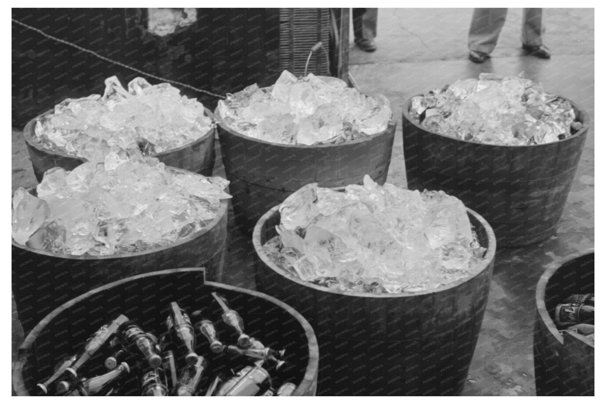 Ice Refreshment Stand at Louisiana State Fair 1938 - Available at KNOWOL