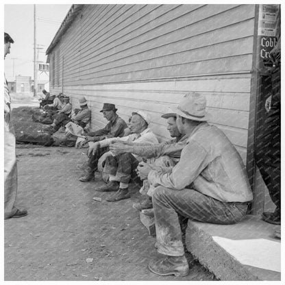 Idle Men by Pastime Cafe Tulelake California 1939 - Available at KNOWOL