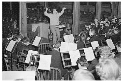 Ifor Jones Conducting Orchestra May 1944 Bach Festival - Available at KNOWOL