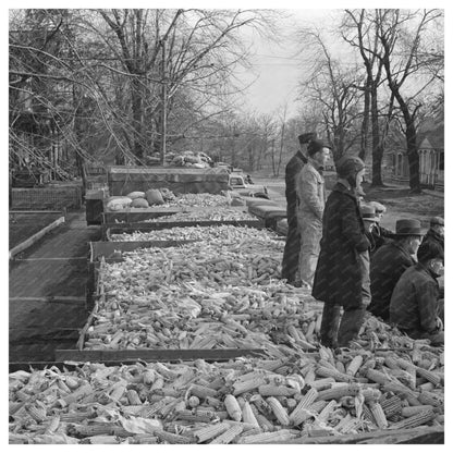 Illinois Farmers Donate Corn After 1937 Flood - Available at KNOWOL