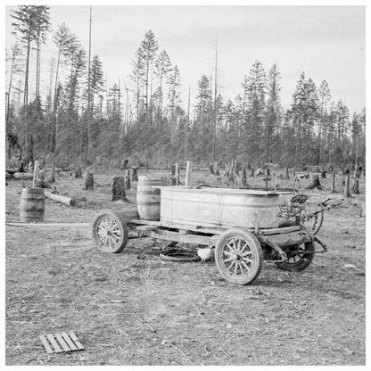 Improved Water Tank on Stump Ranch Idaho 1939 - Available at KNOWOL