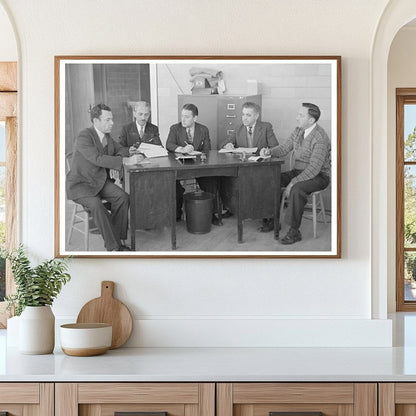 Industrial Committee Meeting in Jersey Homesteads 1936 - Available at KNOWOL