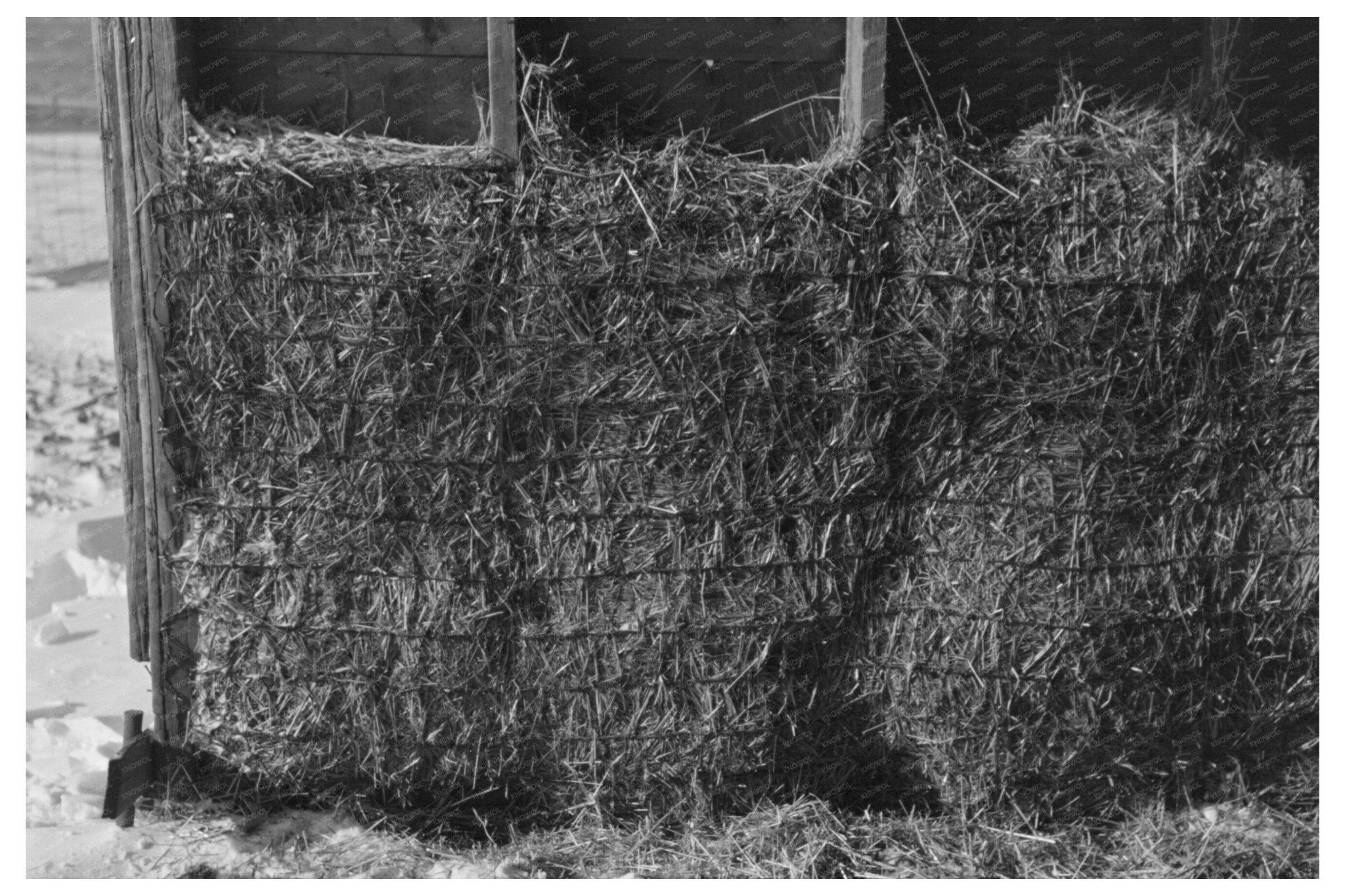 Interior Barn Repairs Dickens Iowa 1936 - Available at KNOWOL