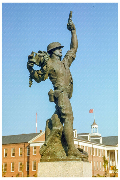 Iron Mike Statue Parris Island South Carolina 1942 - Available at KNOWOL