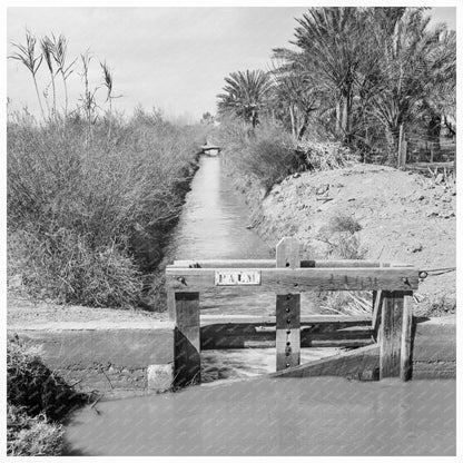 Irrigation Ditch in Imperial Valley California 1937 - Available at KNOWOL