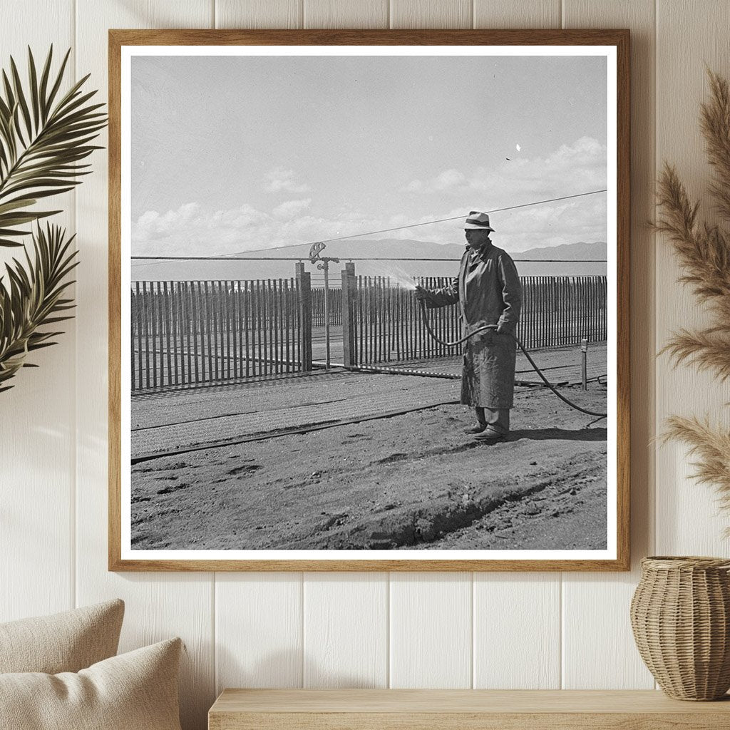 Irrigator at Guayule Nursery Salinas California 1942 - Available at KNOWOL