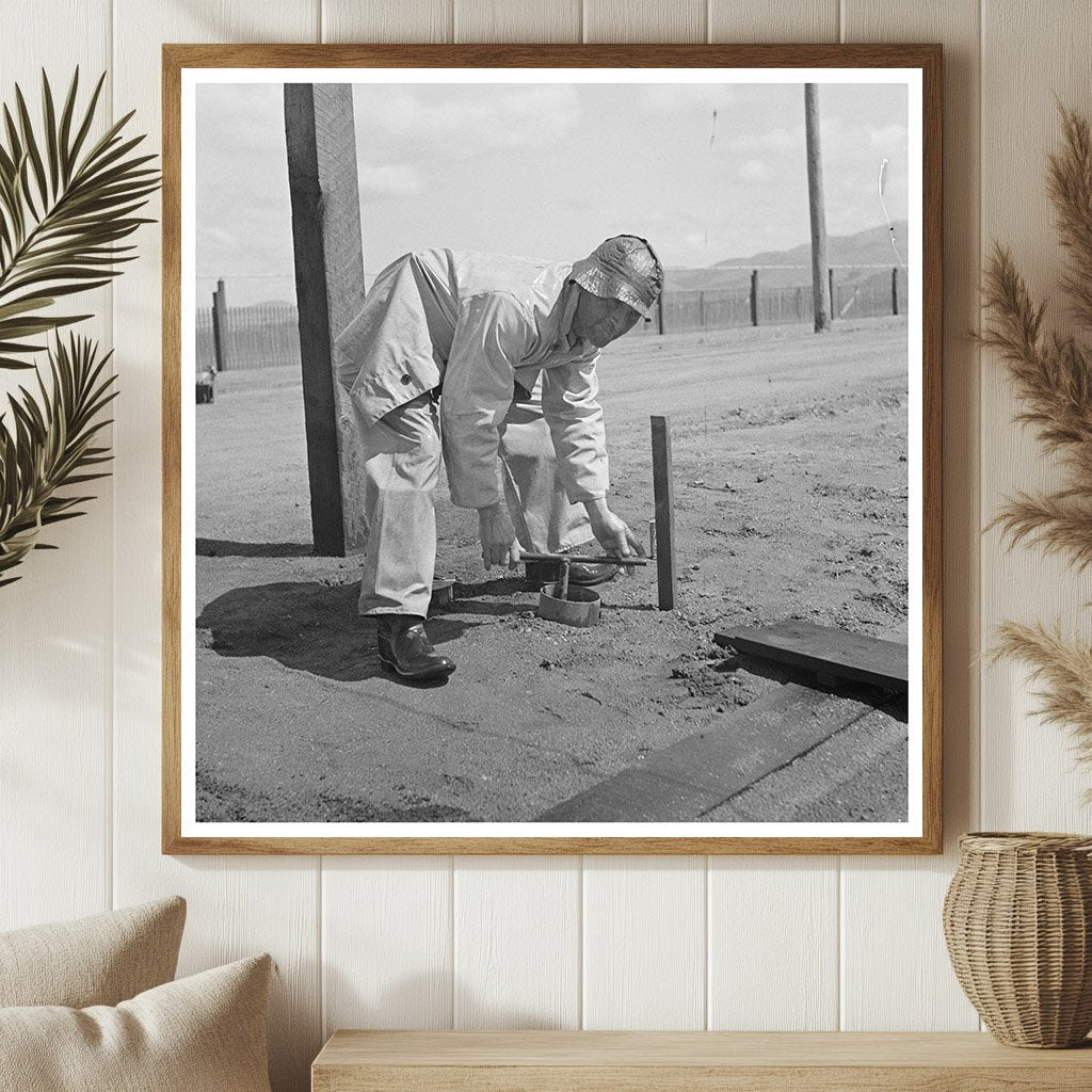 Irrigator in Guayule Nursery Salinas California 1942 - Available at KNOWOL