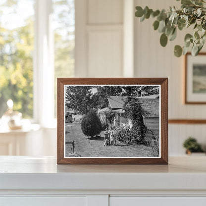 Jacob N. Schrock Family on Their Yakima Valley Farm 1939 - Available at KNOWOL