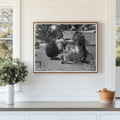 Jacob N. Schrock Family on Their Yakima Valley Farm 1939 - Available at KNOWOL