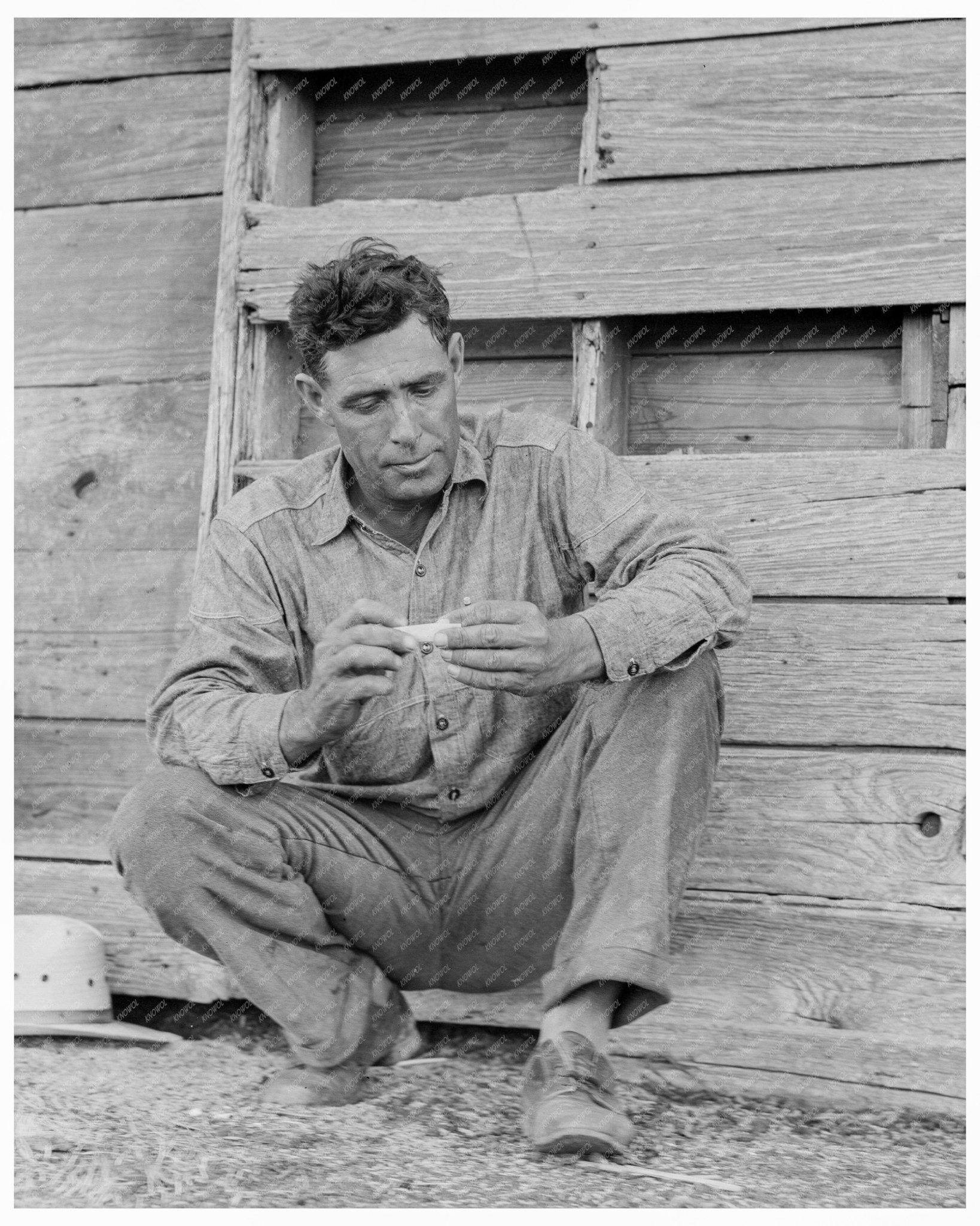 James Abner Turpen Family in Goodliet Texas June 1938 Great Depression Challenges - Available at KNOWOL