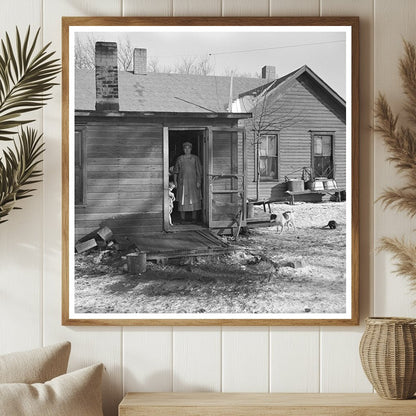 James Simmons Farmhouse Backyard January 1937 - Available at KNOWOL