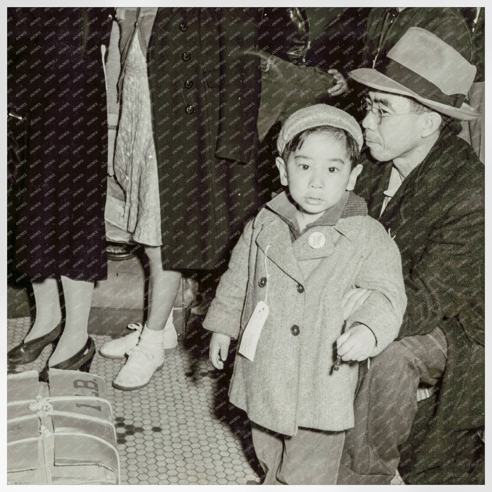 Japanese American Father and Son Registration April 1942 - Available at KNOWOL