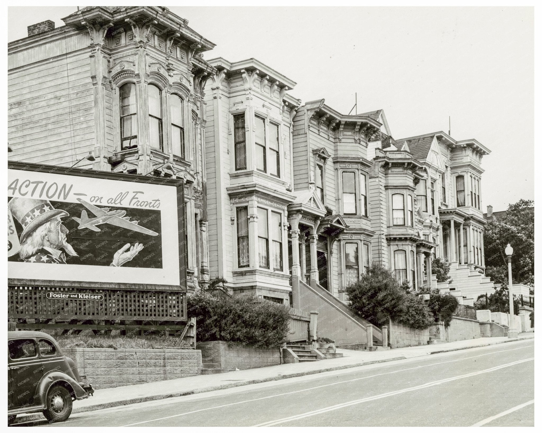 Japanese American Residences and Billboard 1942 - Available at KNOWOL