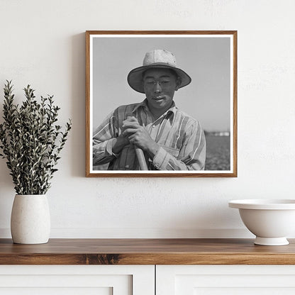 Japanese - American Worker in San Benito County 1942 - Available at KNOWOL