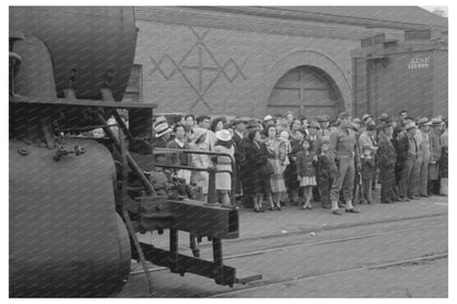 Japanese - Americans Awaiting Evacuation April 1942 - Available at KNOWOL