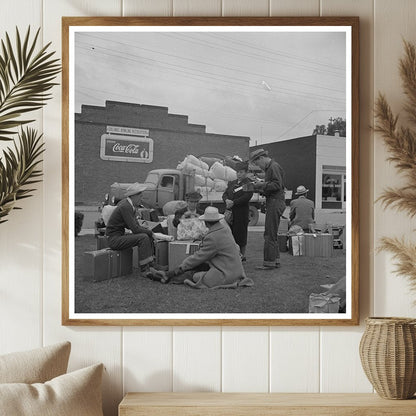 Japanese - Americans Departing for Reception Center 1942 - Available at KNOWOL