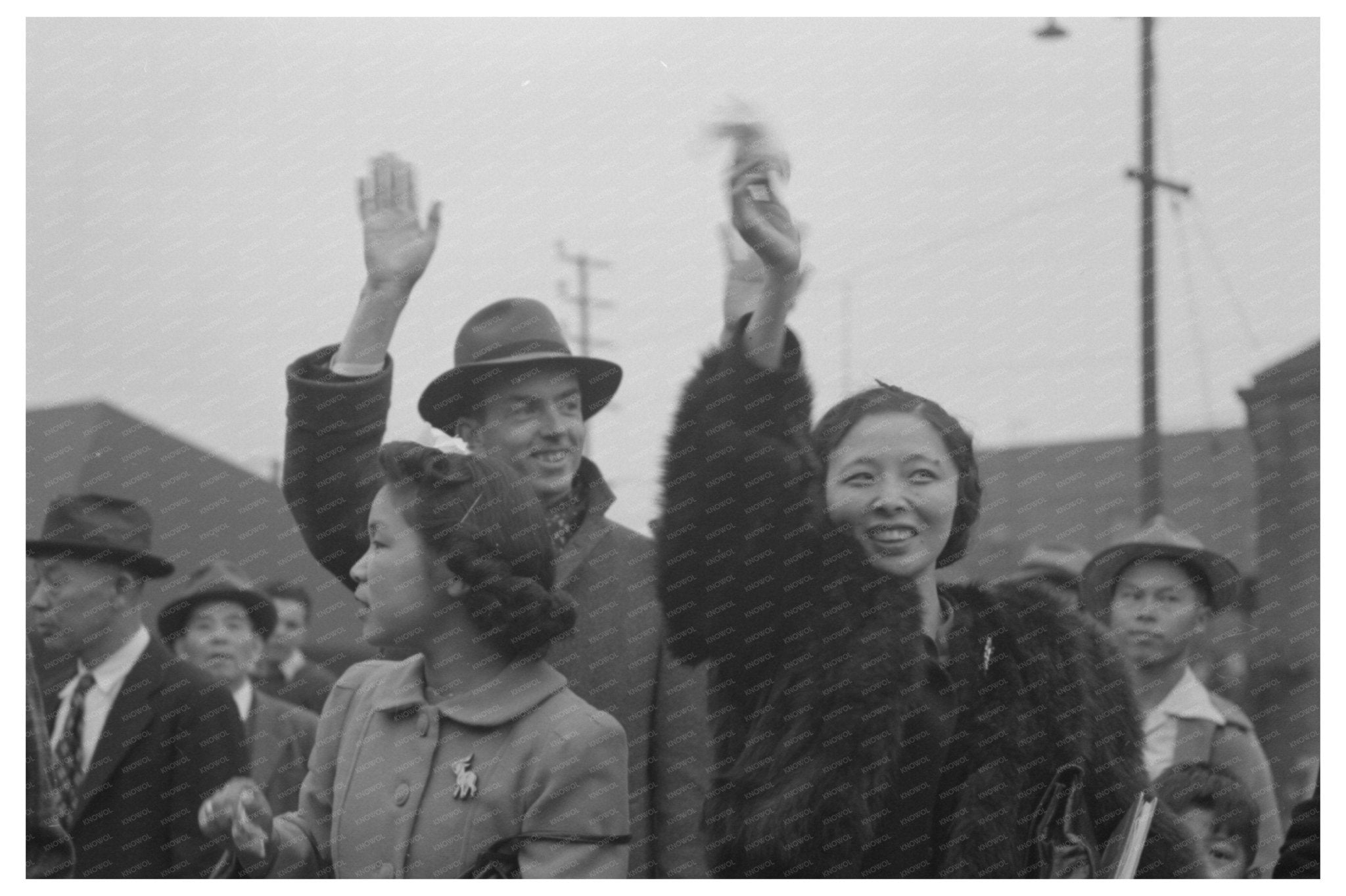 Japanese - Americans Evacuated from Los Angeles April 1942 - Available at KNOWOL