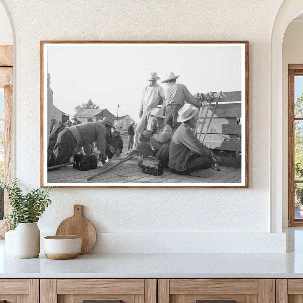 Japanese - Americans Labor Camp Scene Nyssa Oregon July 1942 - Available at KNOWOL